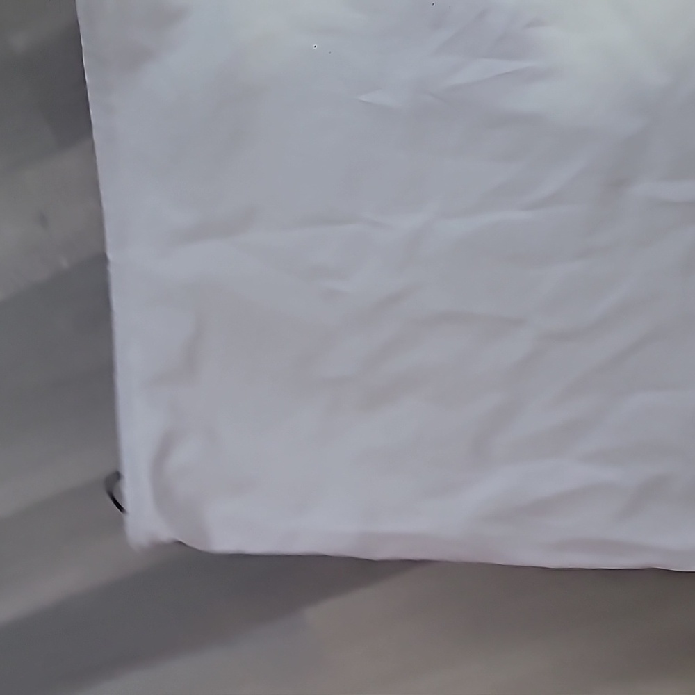 Telfar White Cream Dust Bag with Black Logo - Picture 3 of 3